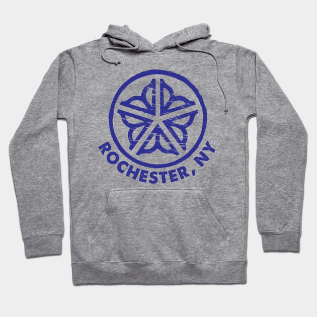 Officially Licensed Rochester Circle Logo Hoodie by patrickkingart